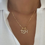 LE sensor necklace Classic Initial Necklace - Three Styles