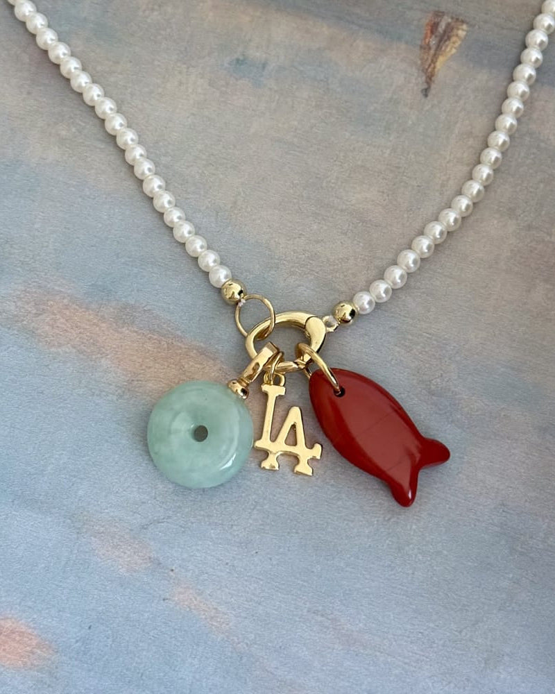 LE sensor charm Jade Donut Charm