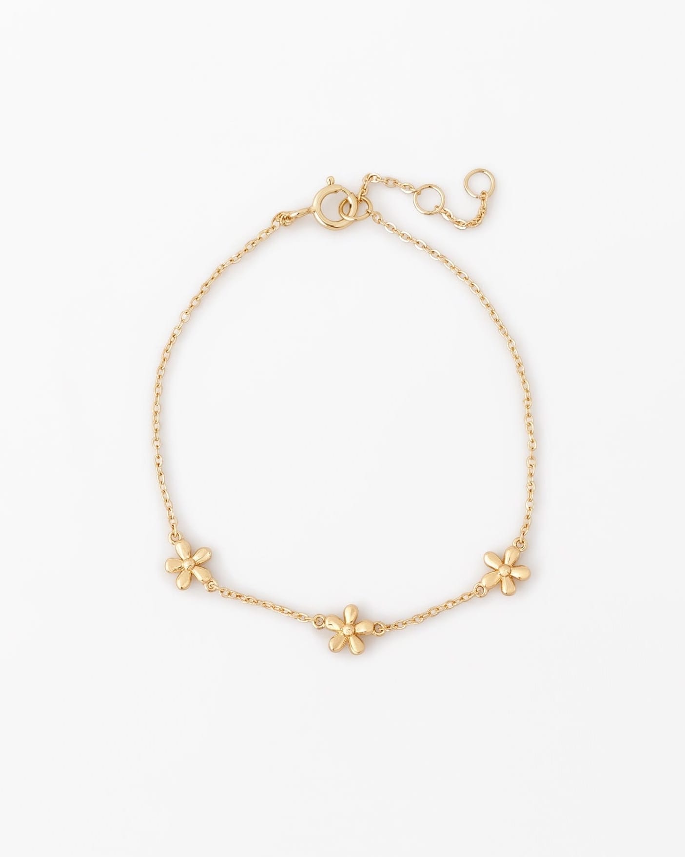 LE sensor Bracelet Gold Jalen Flower Bracelet