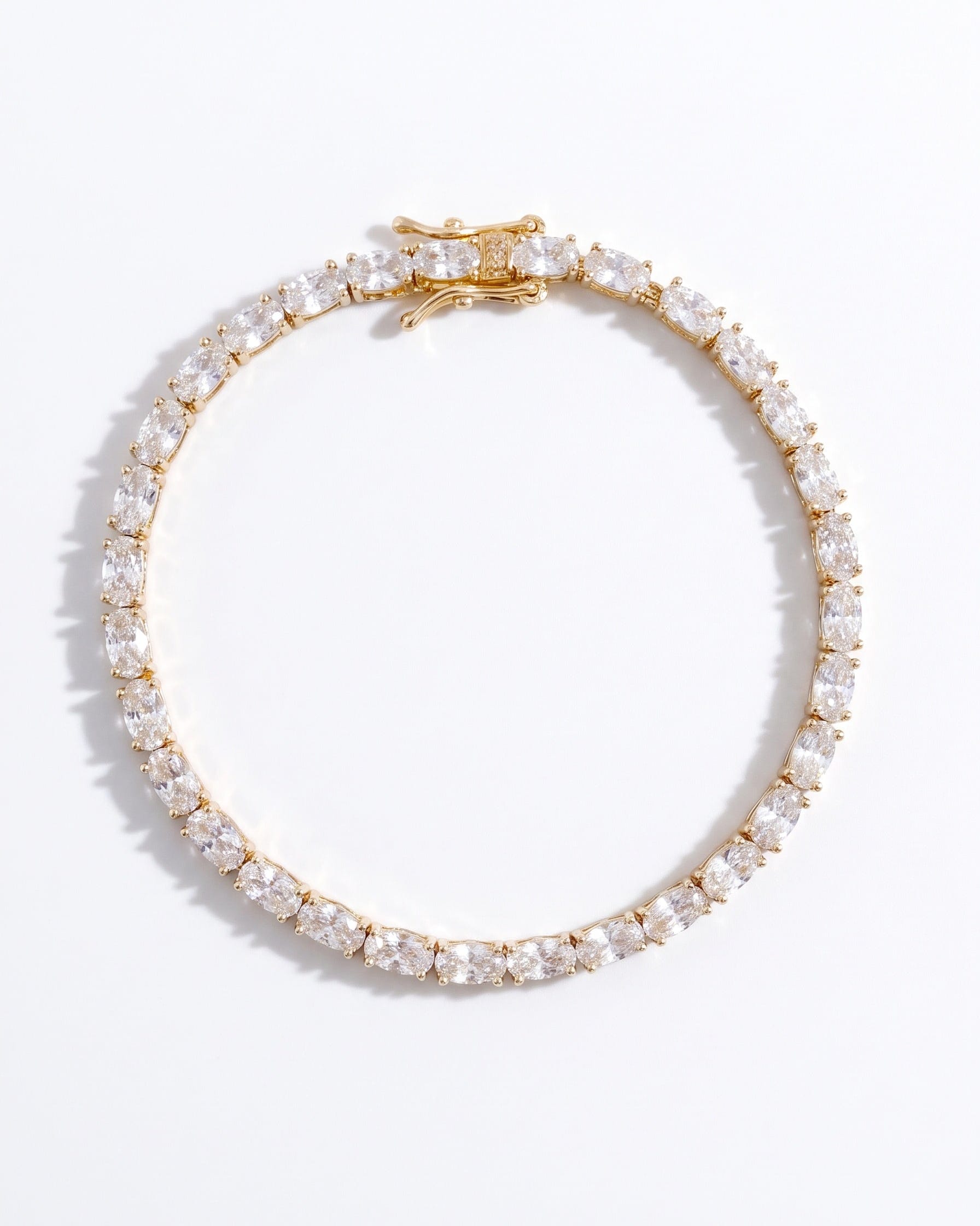 LE sensor Bracelet Jessie Oval Tennis Bracelet