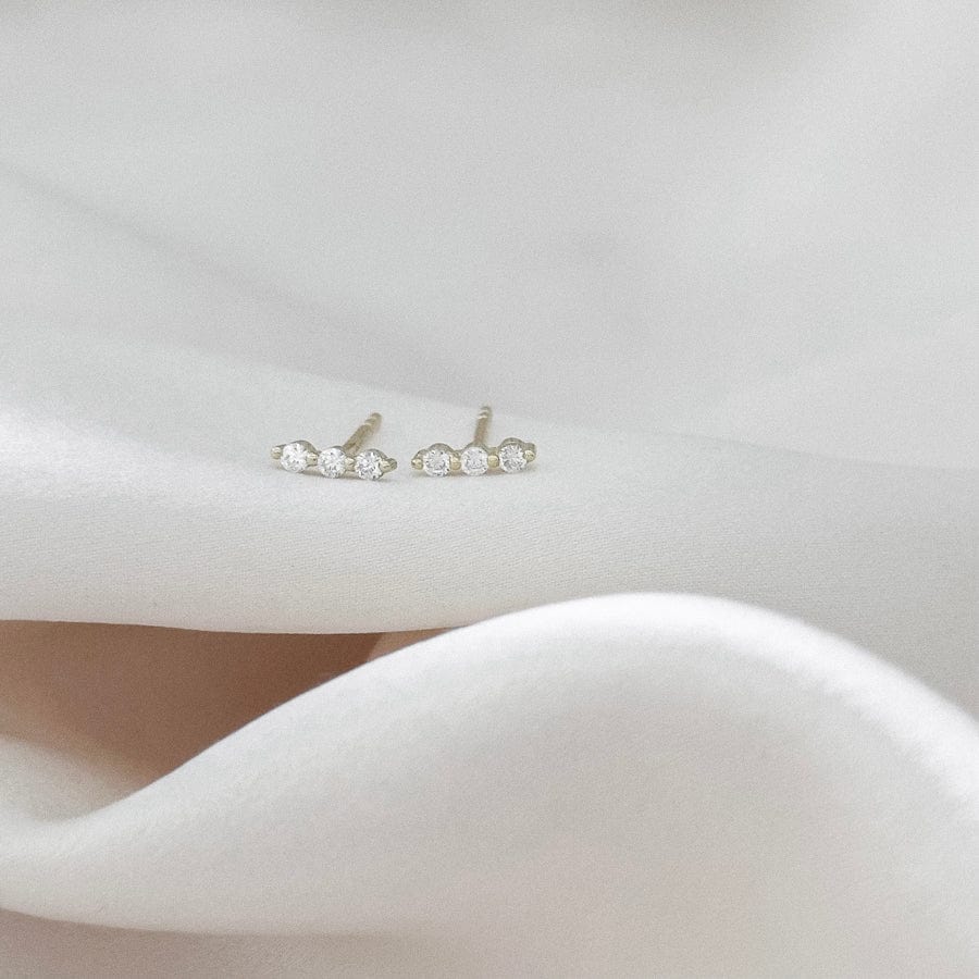 LE sensor earrings Gold Lexi Studs