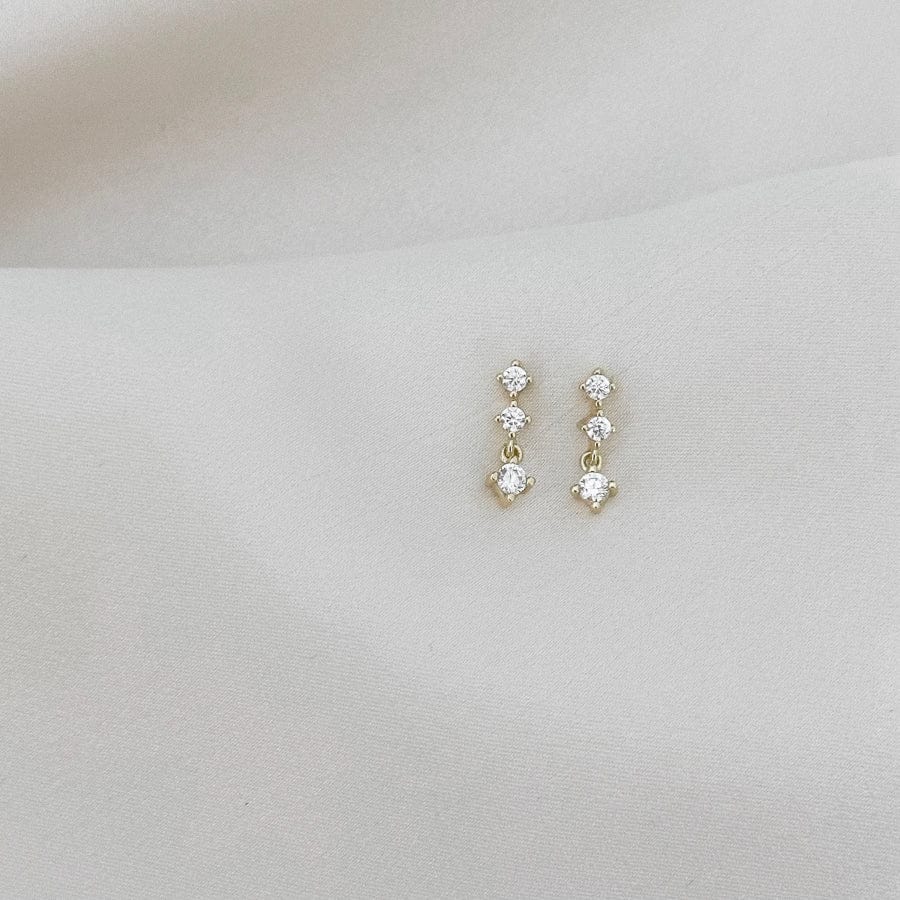 LE sensor earrings Gold Thia Studs