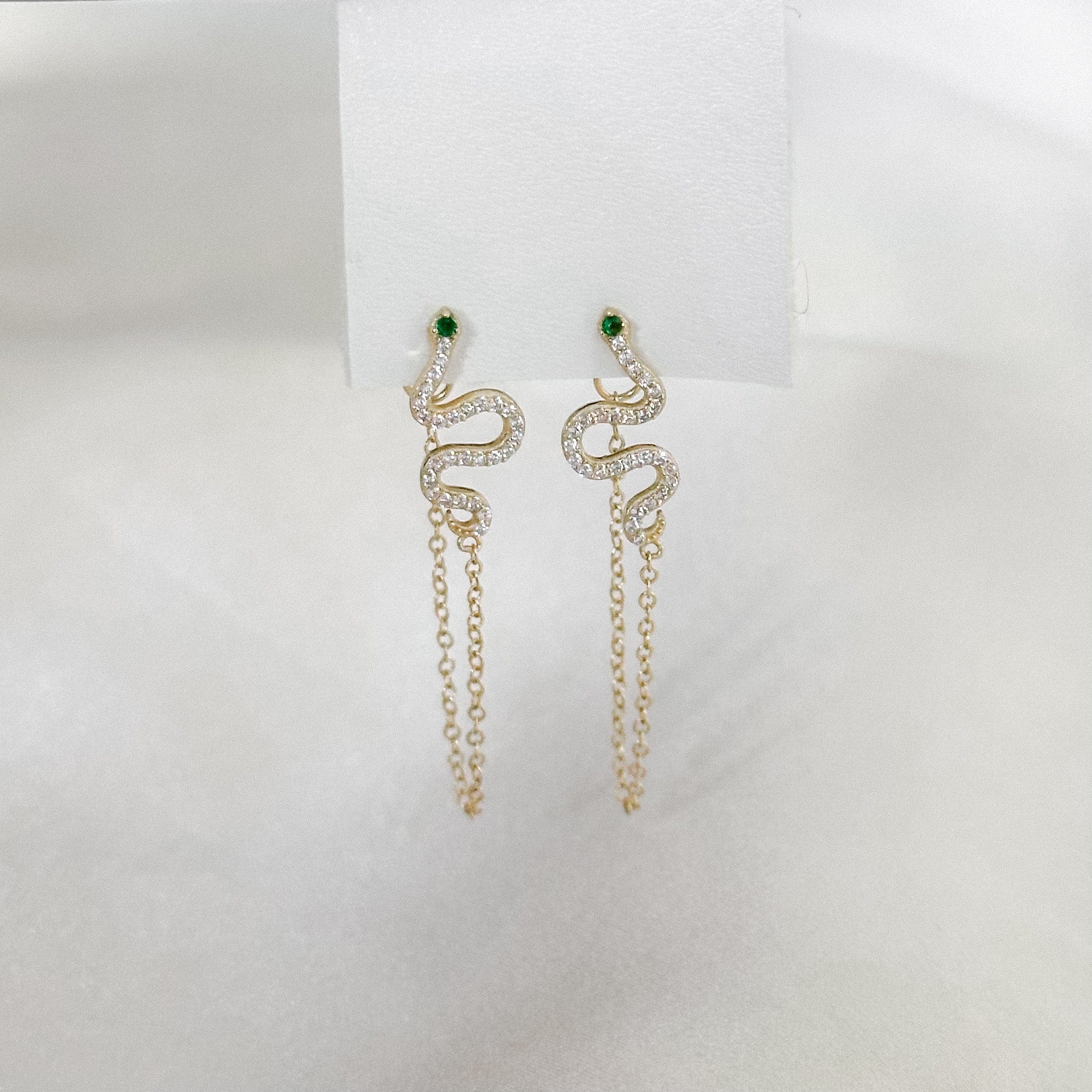 LE sensor earrings Green Brooklyn Earrings