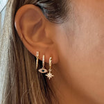 LE sensor earrings Lia Huggies