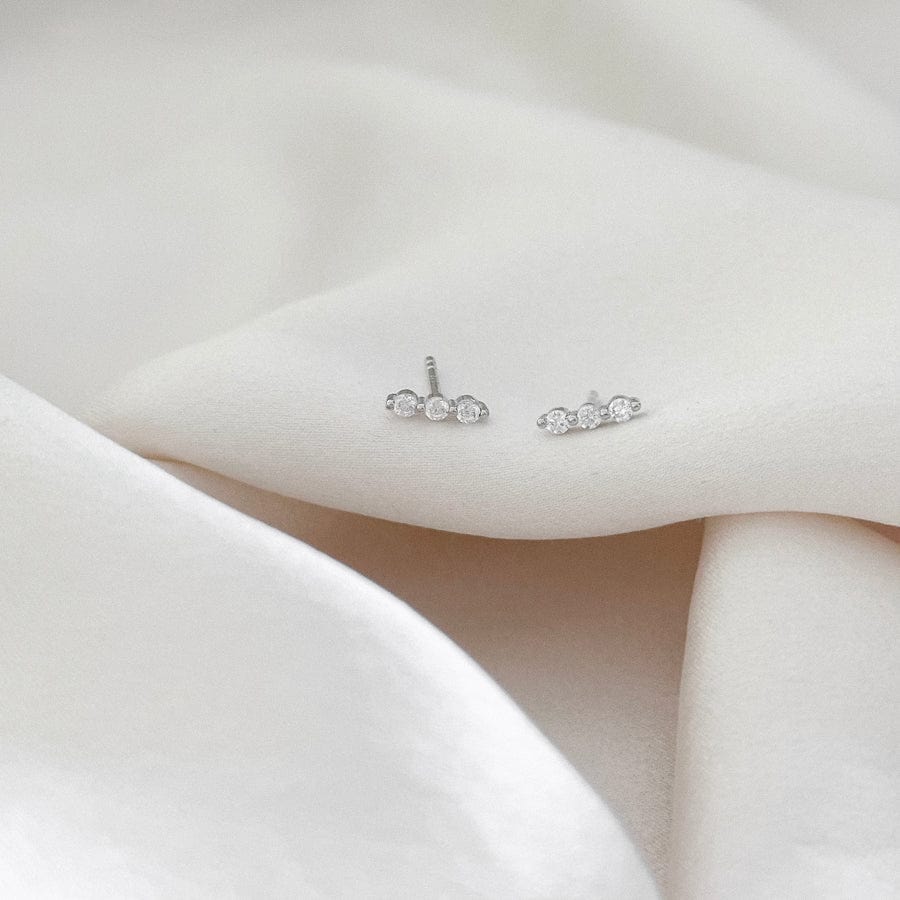 LE sensor earrings Silver Lexi Studs