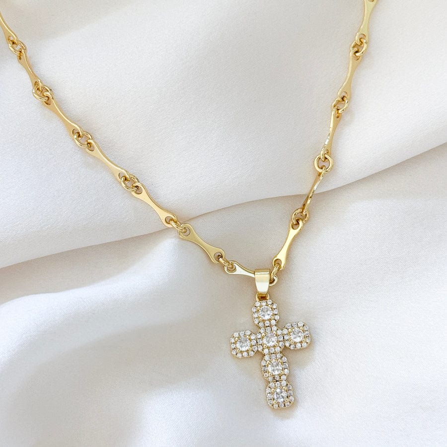 LE sensor necklace Alix Cross Necklace