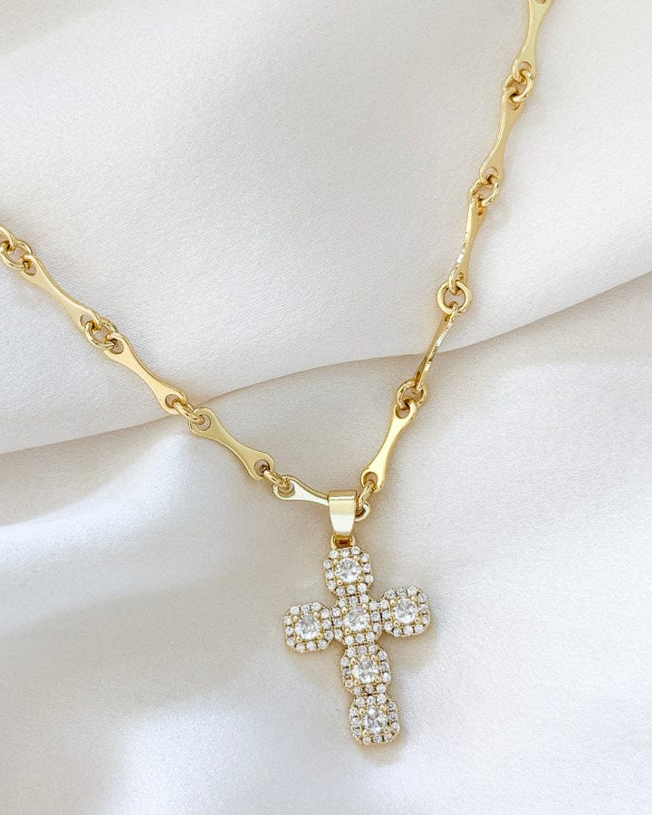LE sensor necklace Alix Cross Necklace