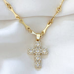 LE sensor necklace Alix Cross Necklace