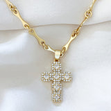 LE sensor necklace Alix Cross Necklace