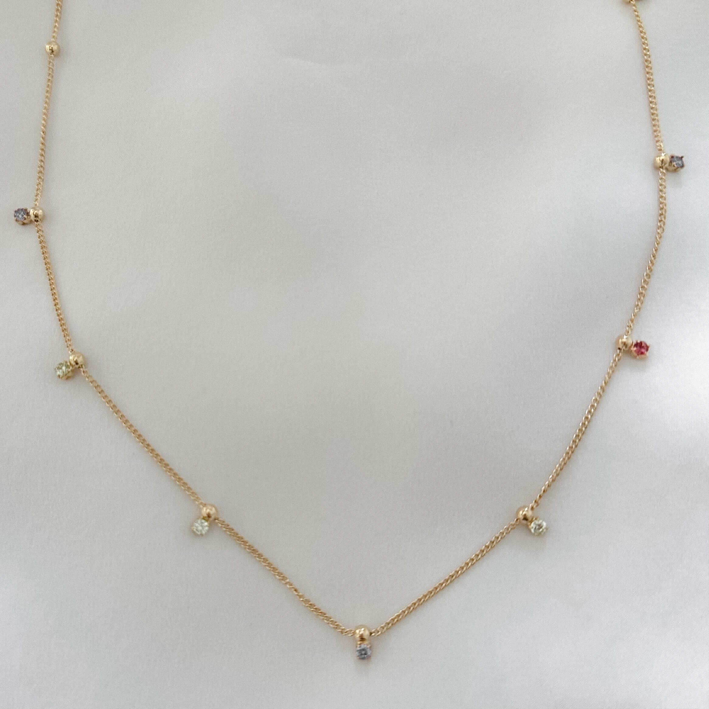 LE sensor necklace Amina Necklace - Clear