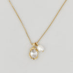 LE sensor necklace Freshwater Pearl / 16" Bia Necklace