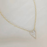 LE sensor necklace Lana Heart Necklace