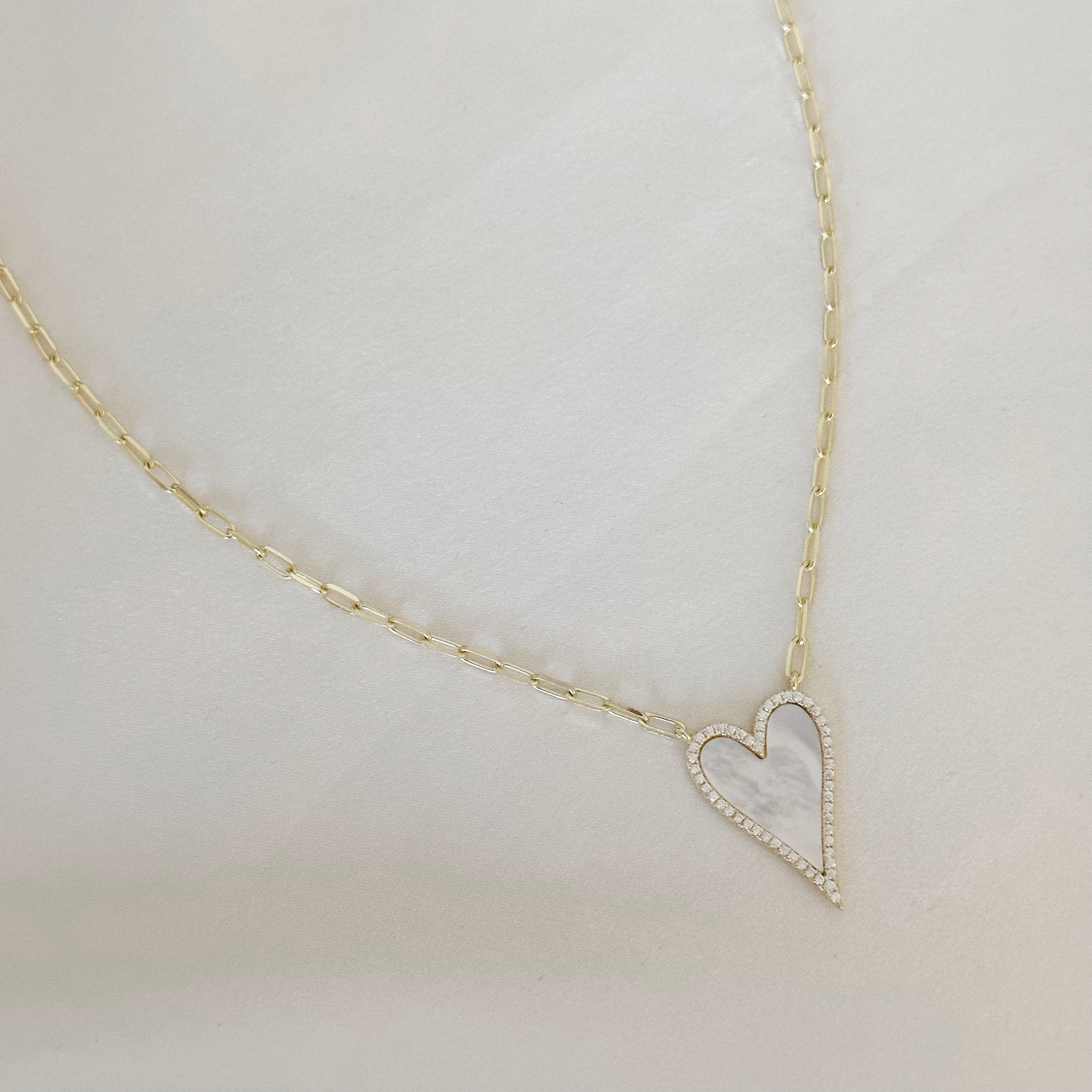 LE sensor necklace Lana Heart Necklace