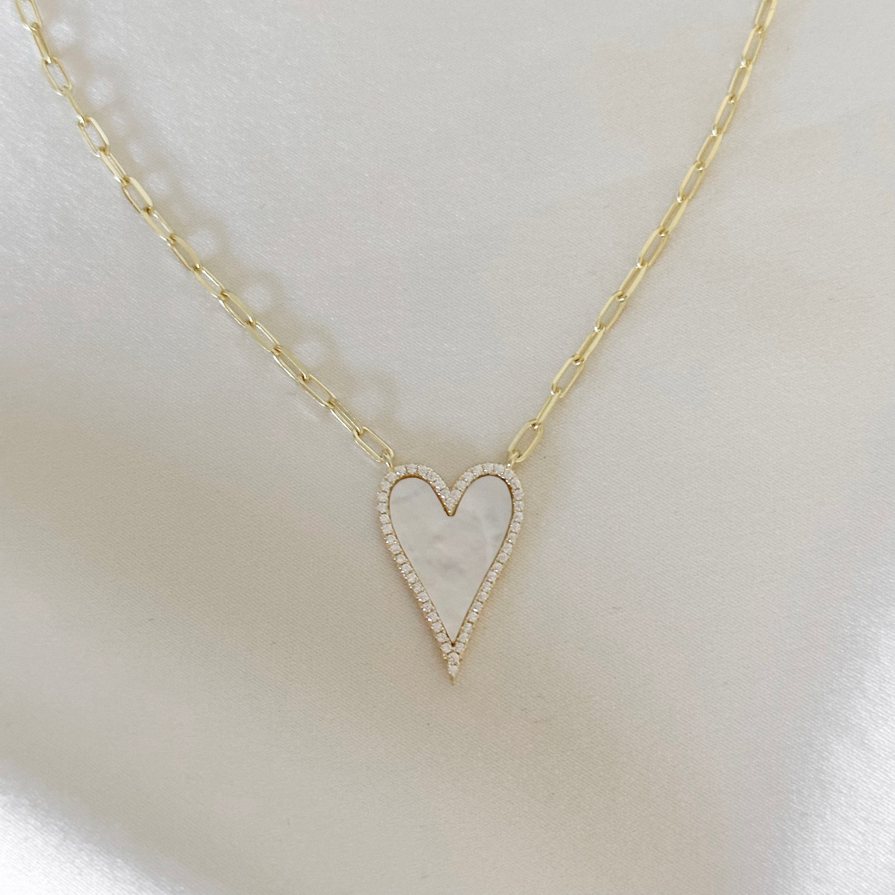 LE sensor necklace Lana Heart Necklace