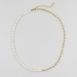 LE sensor necklace Lumi Freshwater Pearl Choker Necklace