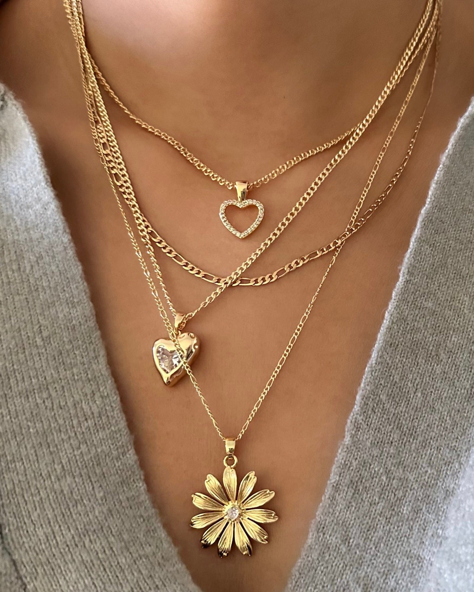 LE sensor necklace Rora Heart Necklace