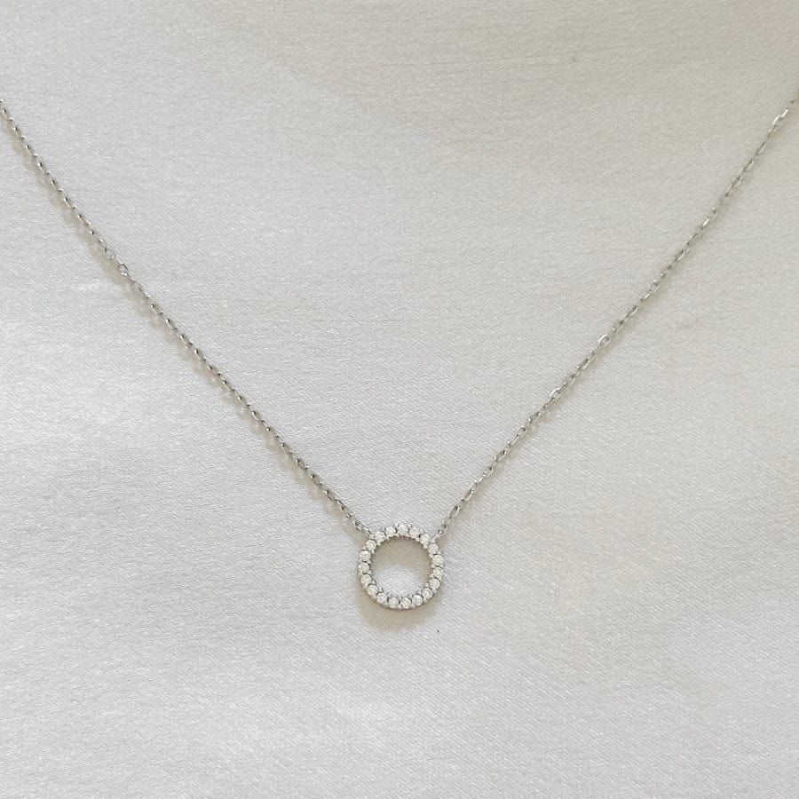 LE sensor necklace Silver Kace Necklace