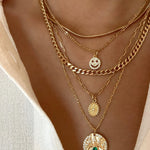 LE sensor necklace Lily Chain Necklace