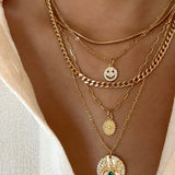 LE sensor necklace Lily Chain Necklace