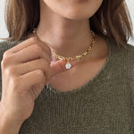 LE sensor necklace Sutton Solitaire CZ Necklace