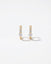 LE sensor earrings Lumen Graduated CZ Huggie Earrings