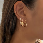 LE sensor earrings Mabel Hoops