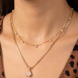 LE sensor necklace Maisie Teardrop Necklace