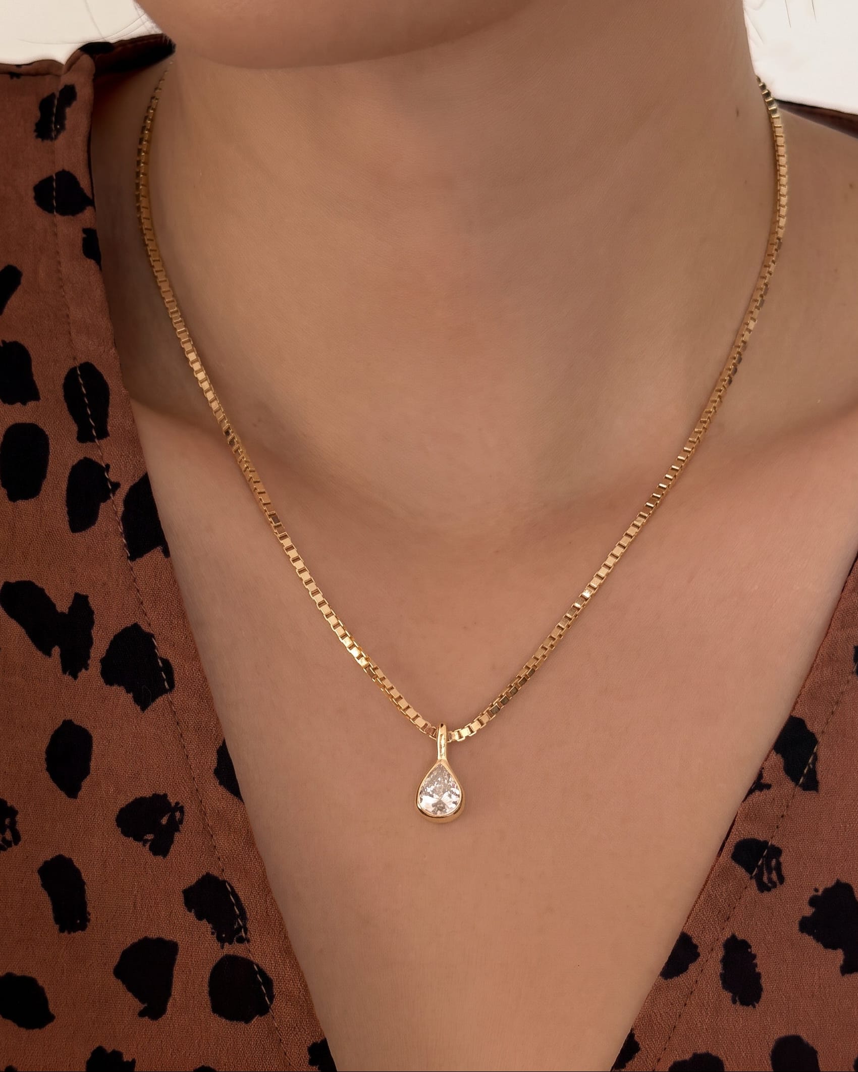 LE sensor necklace Maisie Teardrop Necklace