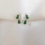 LE sensor earrings Marissa Teardrop Dangle Stud Earrings