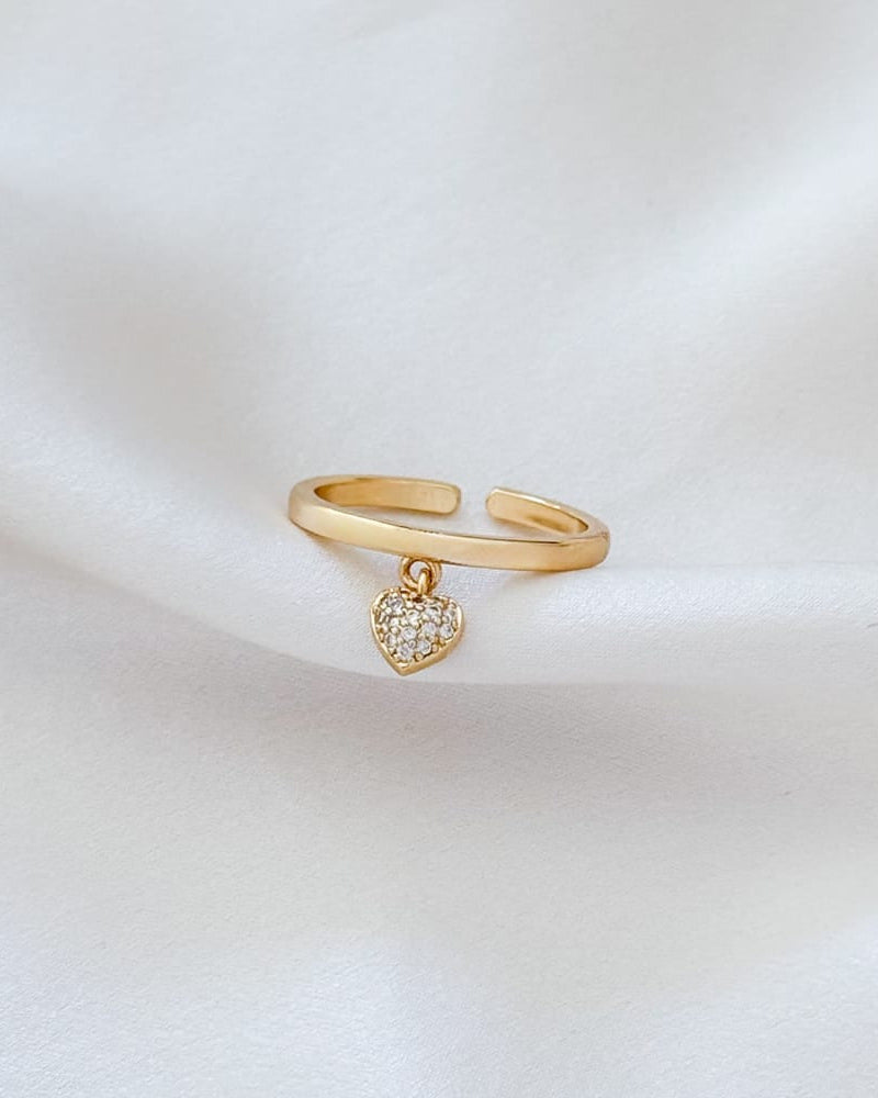 LE sensor Ring May Heart Ring