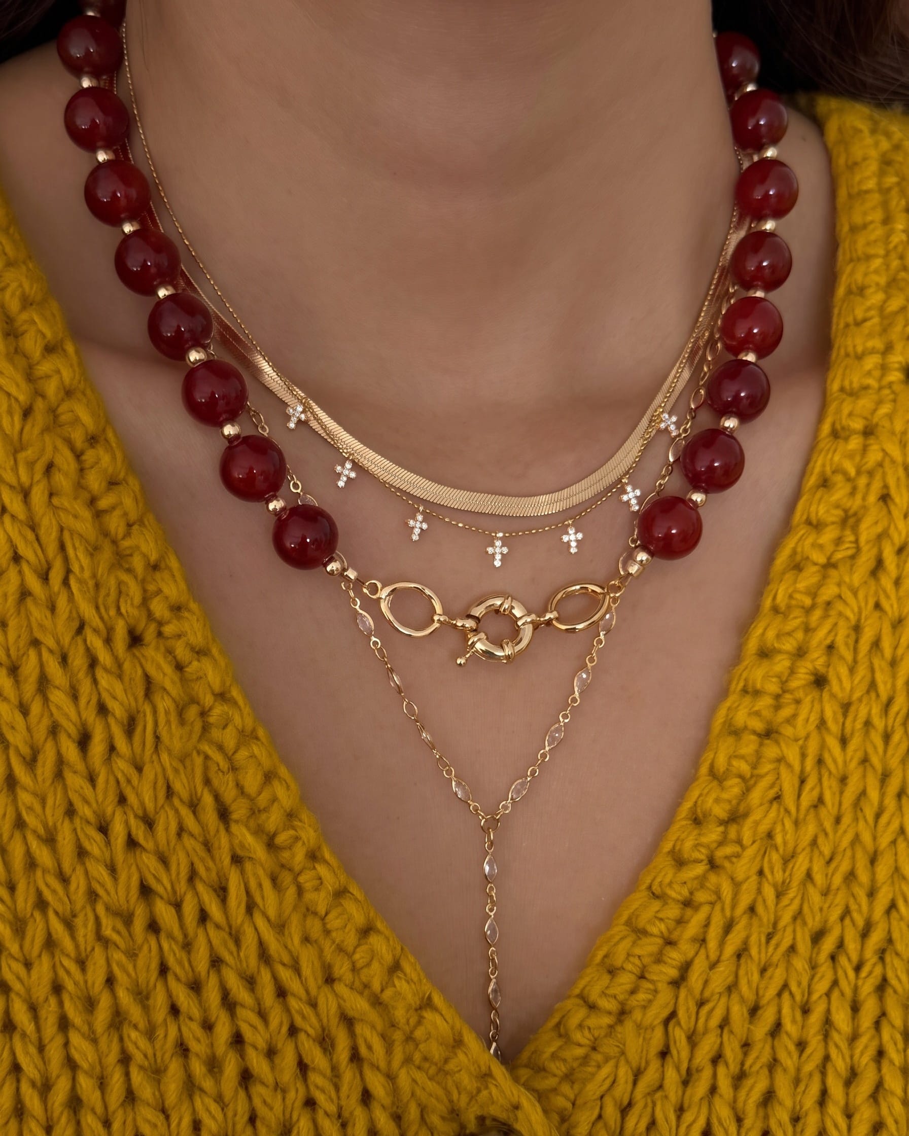 LE sensor necklace Naya Lariat Y Necklace