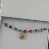 LE sensor Bracelet Nika Initial Charm Bracelet