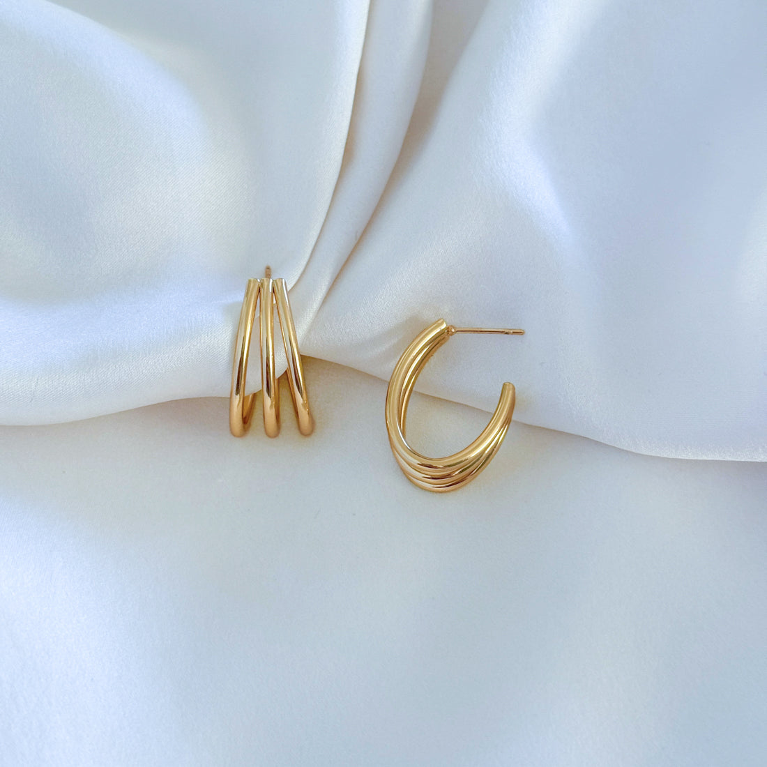 LE sensor earrings Vera Hoop Earrings