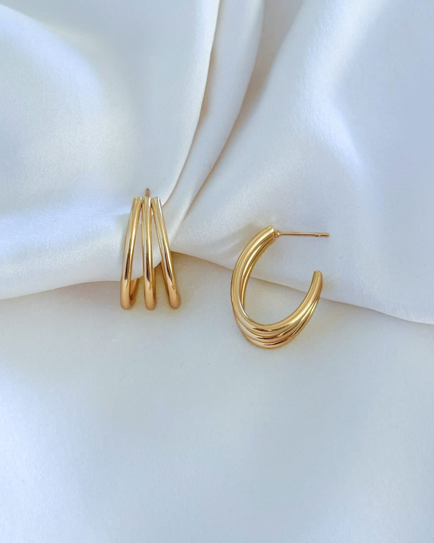 LE sensor earrings Vera Hoop Earrings