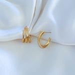 LE sensor earrings Vera Hoop Earrings