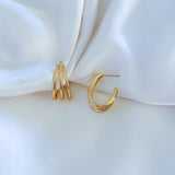 LE sensor earrings Vera Hoop Earrings