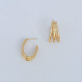 LE sensor earrings Vera Hoop Earrings