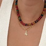 LE sensor necklace Paige Paperclip Chain Necklace