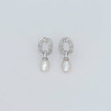 LE sensor earrings Belen Pearl Earrings - Silver