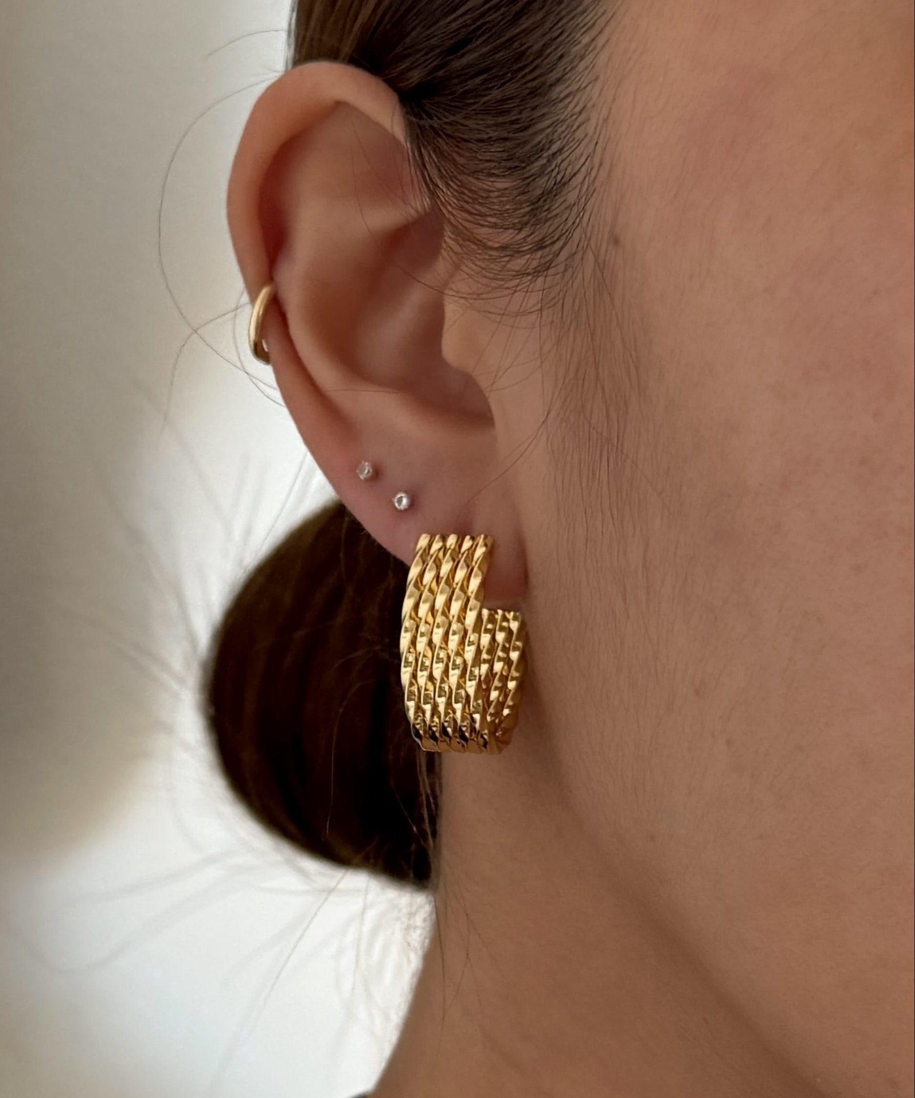 LE sensor earrings Presley Hoop Earrings