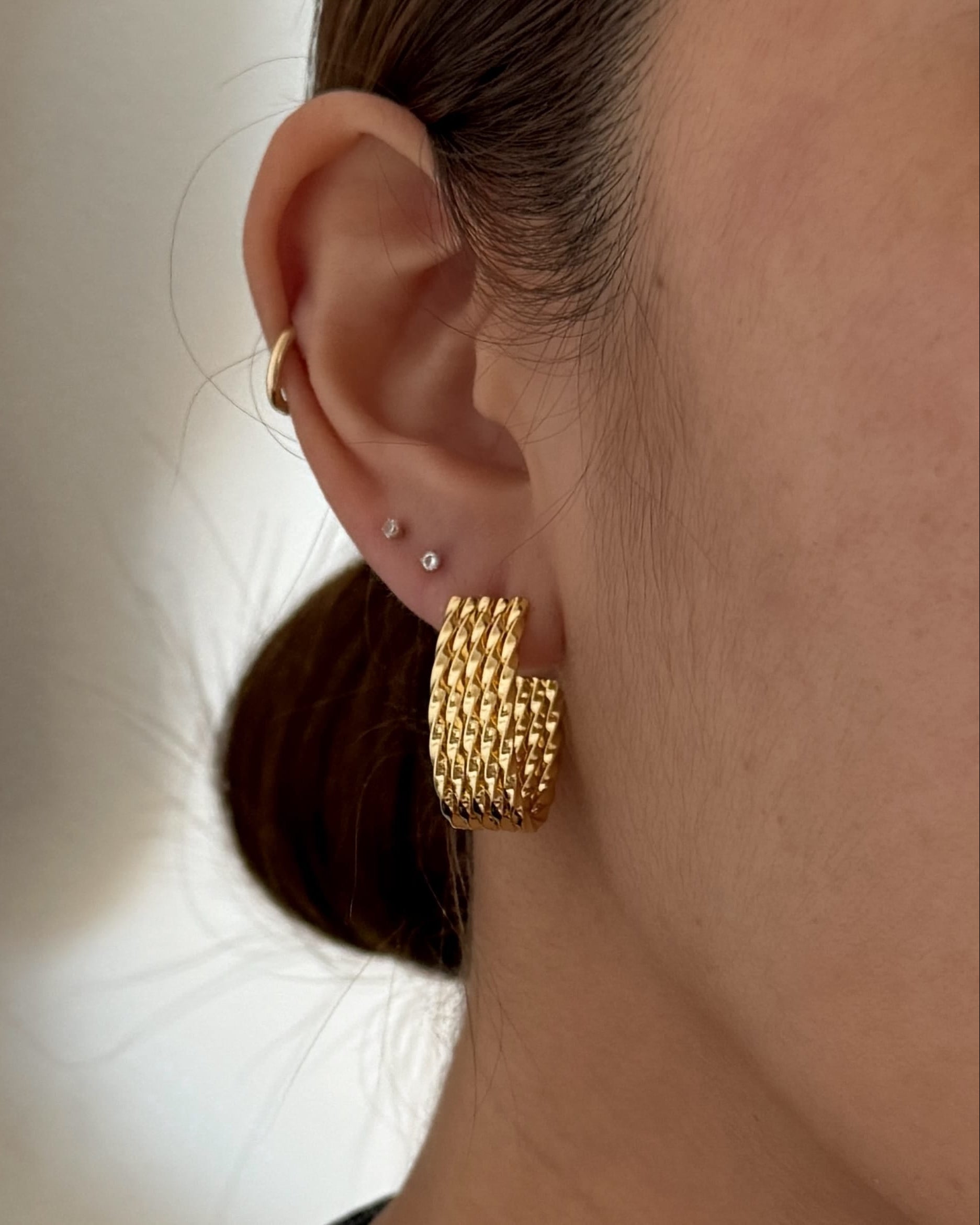 LE sensor earrings Presley Hoop Earrings