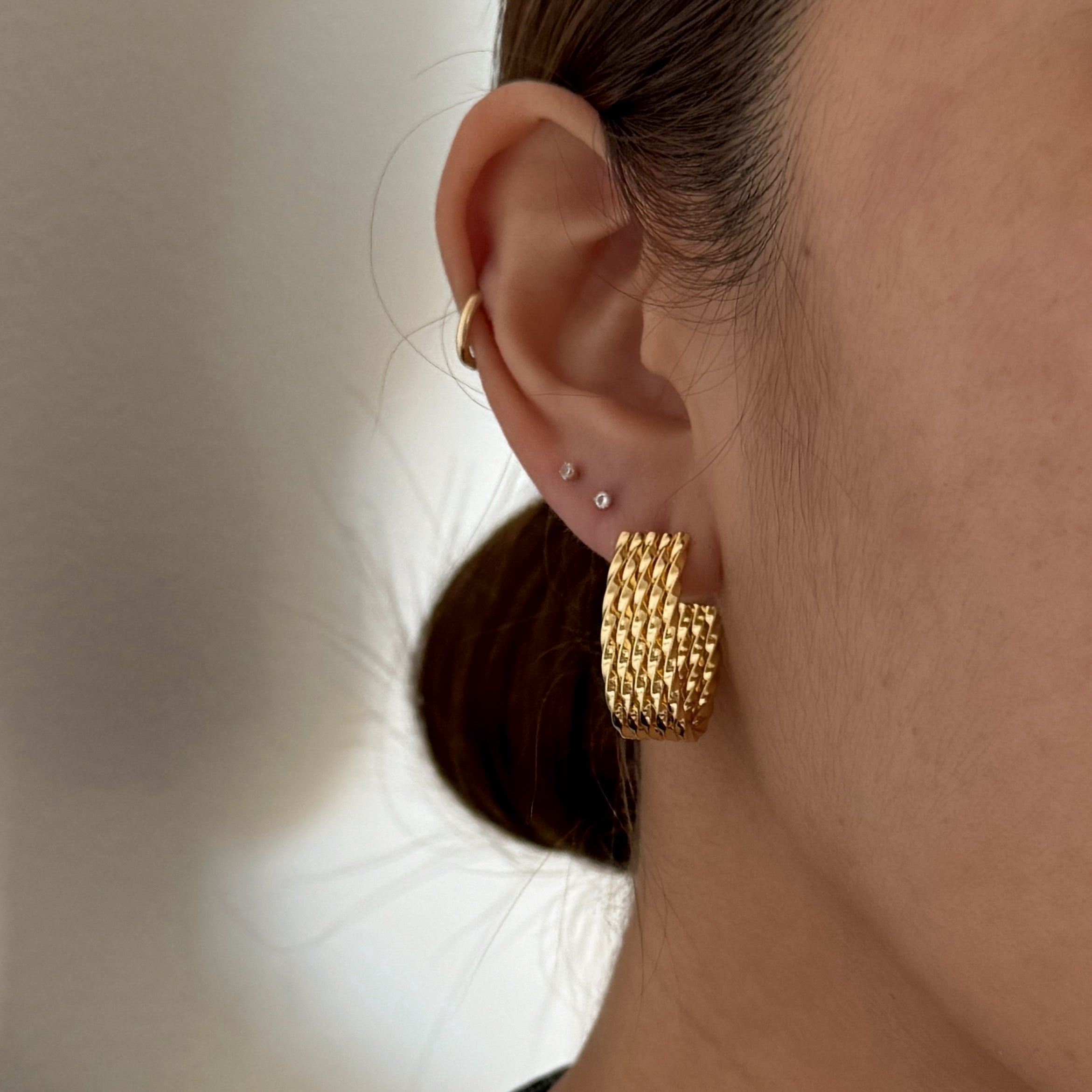 LE sensor earrings Presley Hoop Earrings