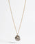 LE sensor necklace Prism Iridescent Grey & CZ Pendant Necklace