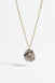 LE sensor necklace Prism Iridescent Grey & CZ Pendant Necklace