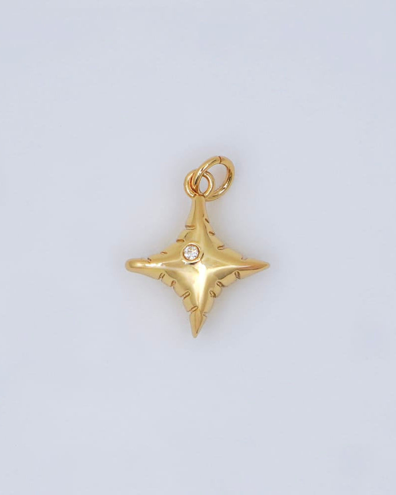 LE sensor charm Aliza Puffy Star Charm
