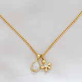 LE sensor necklace White Shai Necklace - Flower