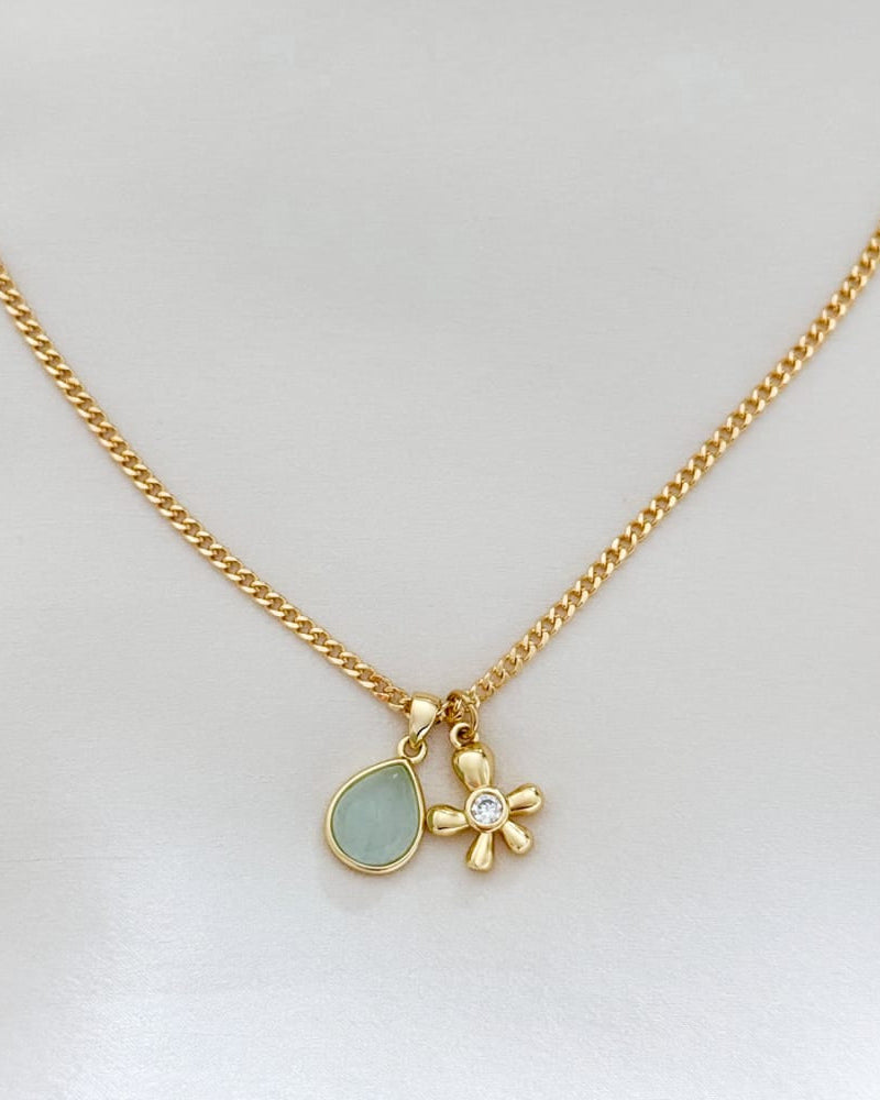 LE sensor necklace Aqua Shai Necklace - Flower