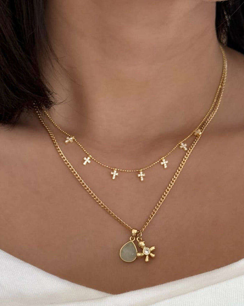 LE sensor necklace Shai Necklace - Flower