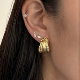 LE sensor earrings Siena Leaf Stud Earrings