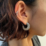 LE sensor earrings Stacy Hoop Earrings